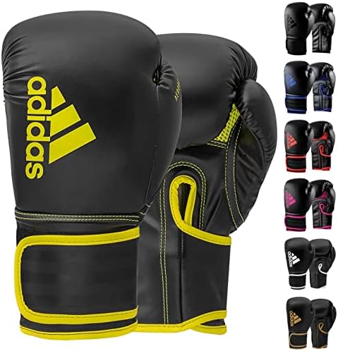 Adidas Boxing Gloves - Hybrid 80 - for Boxing, Kickboxing, MMA, Bag, Training & Fitness - Boxing Gloves for Men, Women & Kids