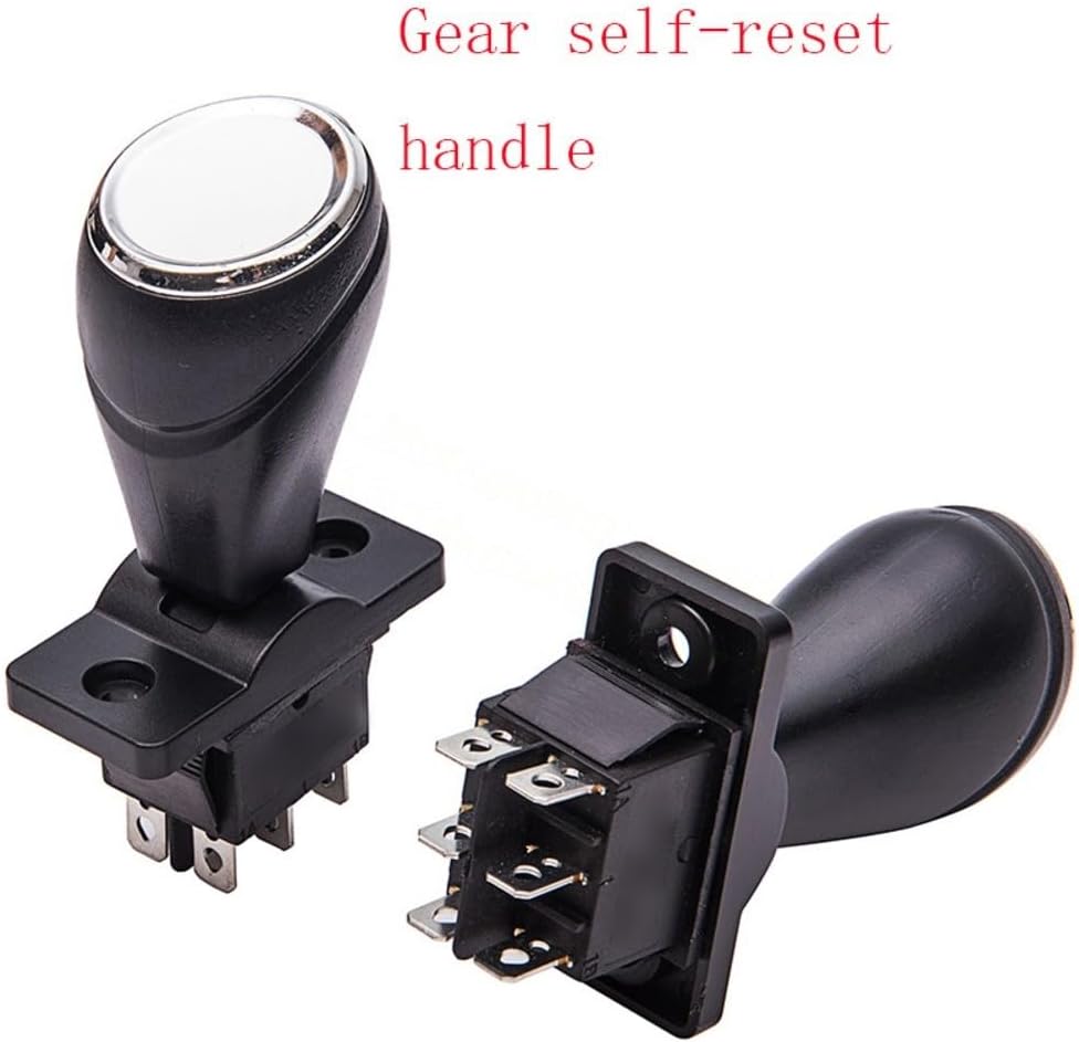 12V Rocker Switch for Kids Ride On Cars, Forward Reverse Toggle Switch with Automatic Reset for Bumper Cars, UL Certified 6V 12V 24V Joystick