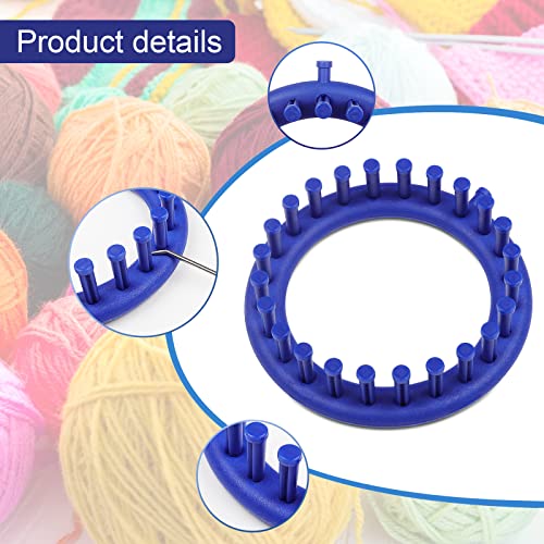 Image of Aeelike Round Knitting Loom for Hat Socks DIY Crafts, 5.5inch