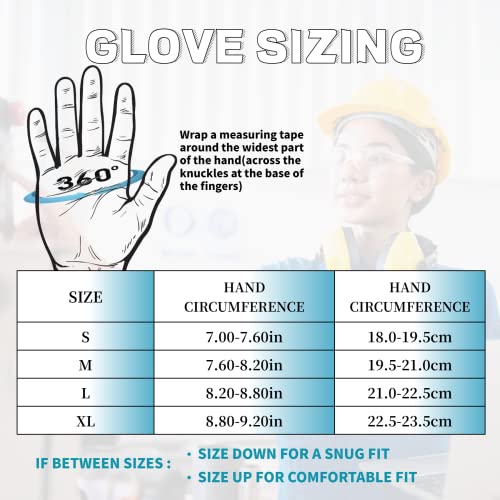 Savjob Work Gloves For Men And Women,Yard Work Gloves Tactical Gloves,Cycling,Performance Fit,Machine Washable,Yellow,Medium #TOP7