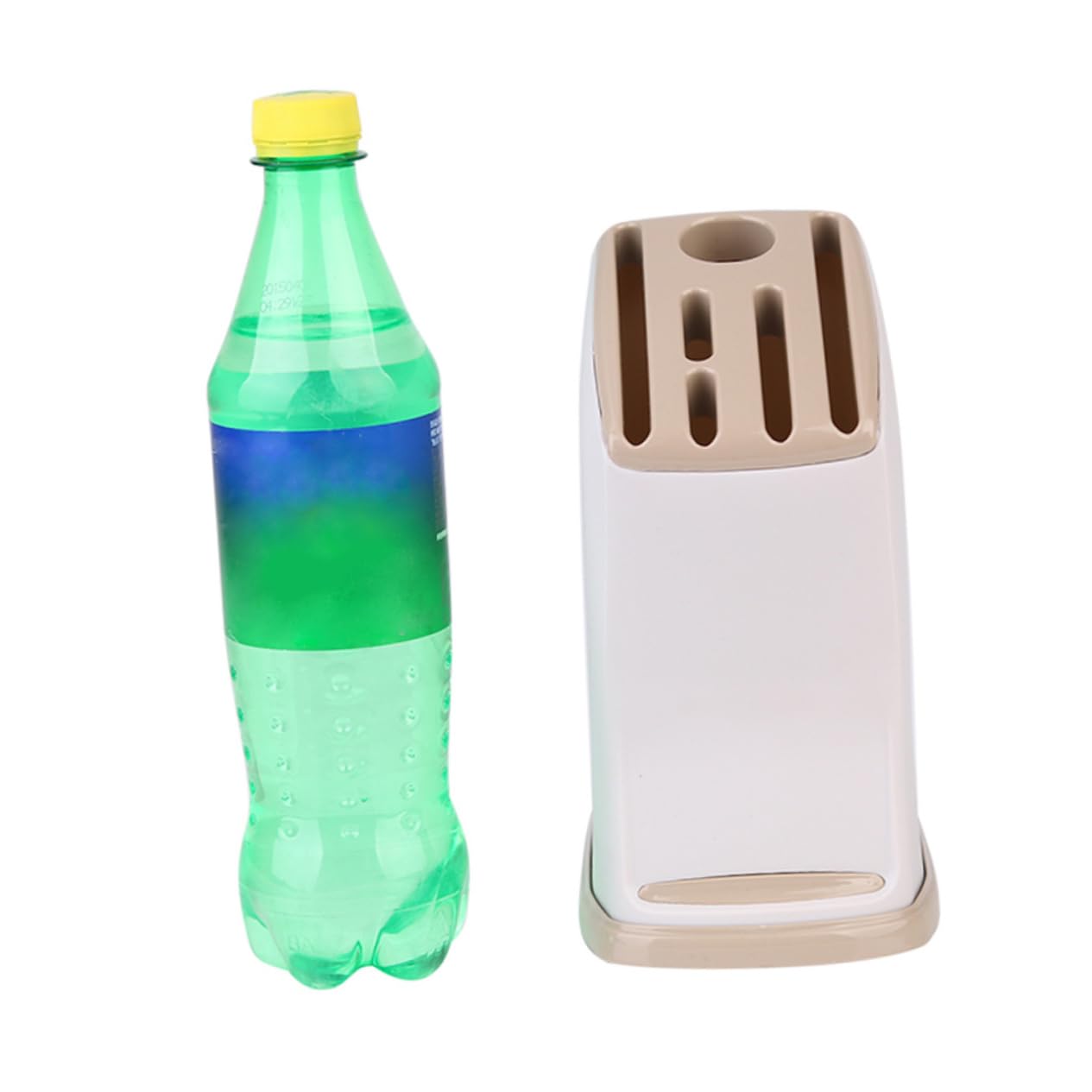 FUNOMOCYA Household Drain Tool Storage Rack Multi Function Knife Holder with Ventilation Slots for Fast Drying for Kitchen Organization