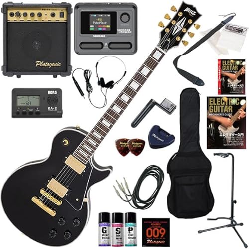 Blitz エレキギター初心者入門 マルチエフェクターも入ってる!最強の20点セット BLP-CST/BK(ブラック)