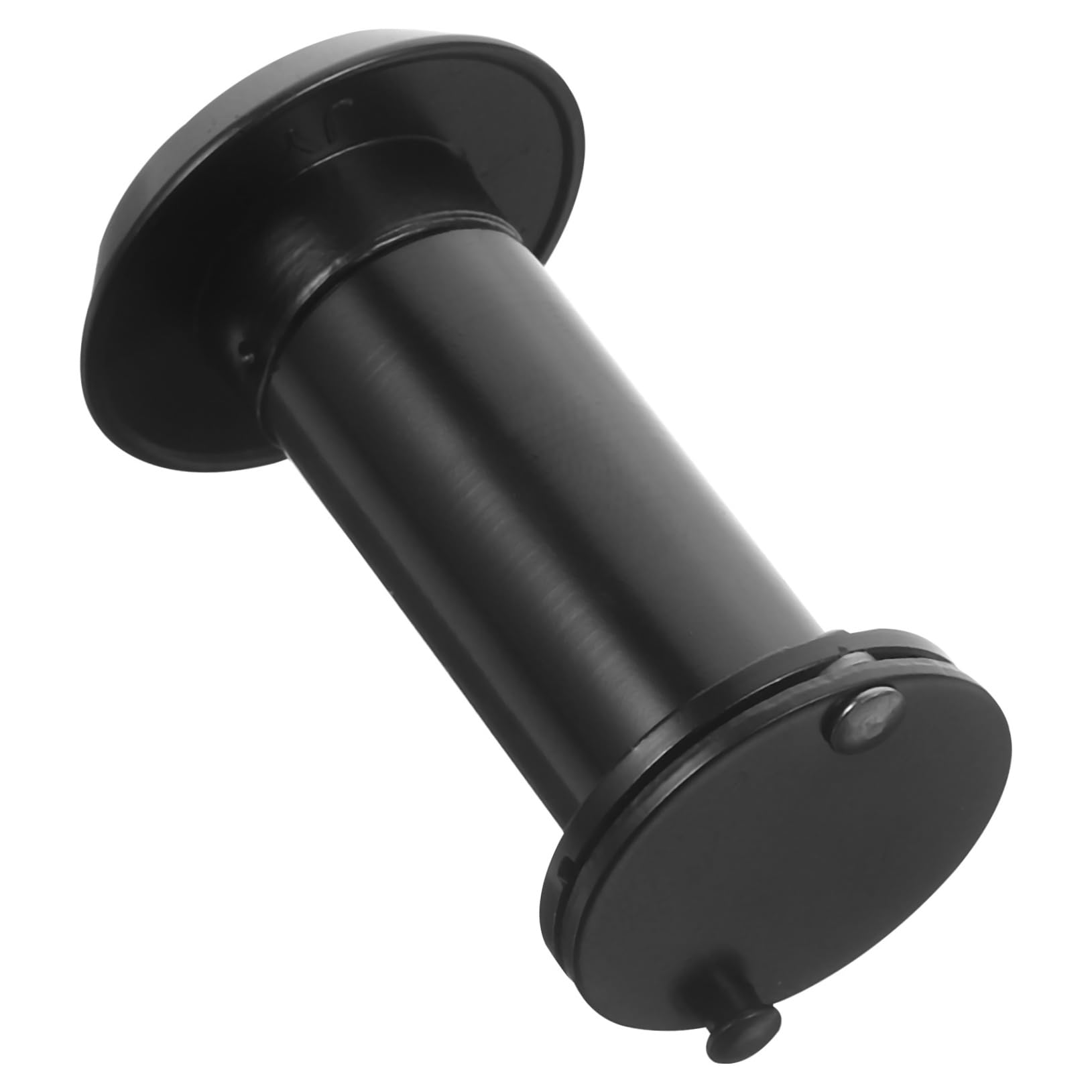 Housoutil Mirilla De Puerta Ajustable De Seguridad Con Lente De Vidrio Antirrobo Aleación De Zinc 220 De Visión Para Hogar y Oficina Color Negro Incluye De Privacidad