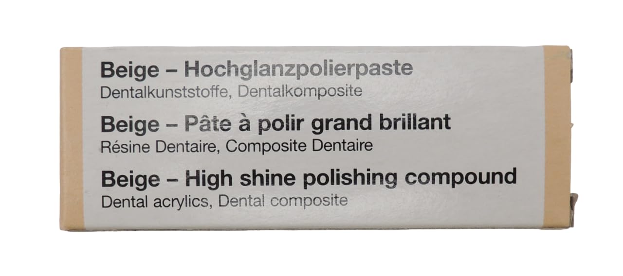 KD89 Hatho Polistar Solid Polierpaste - Pain zum Vorpolieren, Finieren, Superfinish auf Edelmetallen, Nicht-Edelmetallen, Harzen und Verbundwerkstoffen (Beige)