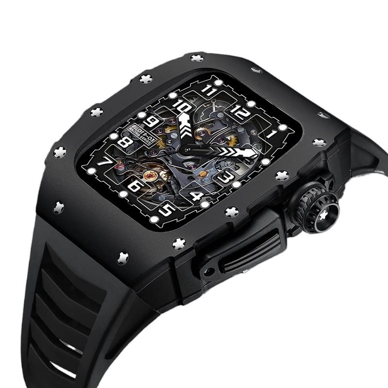 Kit de modification iWatch pour Apple Watch SE 7 8 boîtier aluminium sport chic