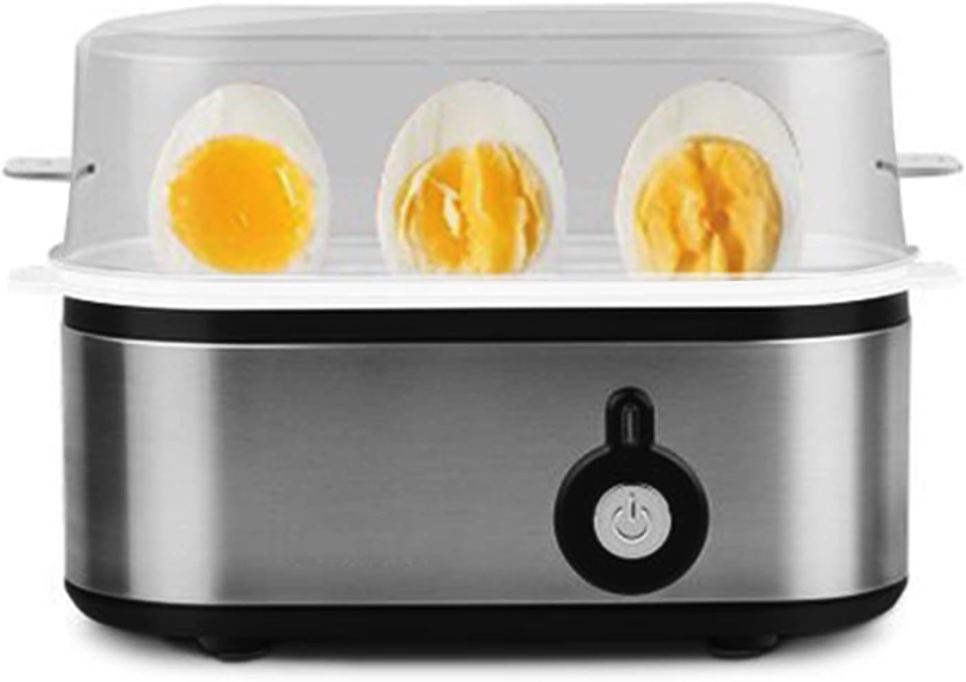 Egg Boiler Poacher, Electric Omelette Cooker, Stainless steel, for Soft