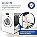 VIOKS 2x Stoßdämpfer Waschmaschine Ersatz für AEG 132255301/5 Privileg Waschmaschine Stoßdämpfer 80N Aeg Waschmaschine Zubehör, Ersatzteile Set