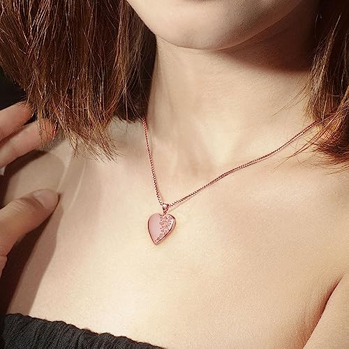 PicturesOnGold.com Personalized Heart Shaped Butterflies Photo Locket Necklace - 3/4 inch x 3/4 inch - Includes 18 inch Chain - Custom Engraved Picture Locket Necklace for Women3