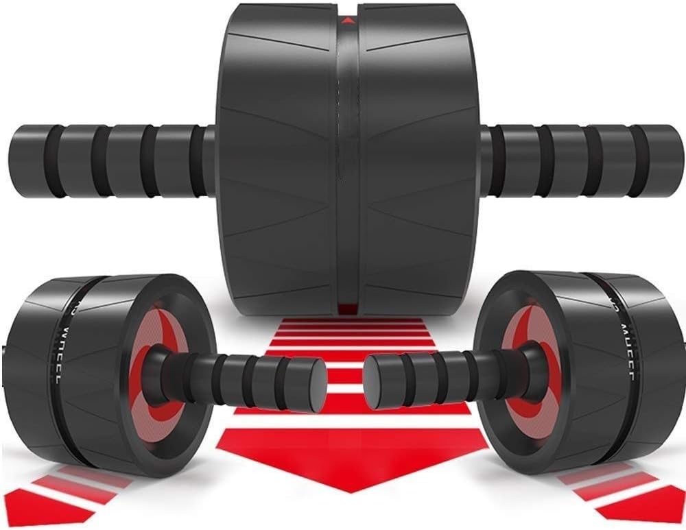 Abdominal Muscle Wheel - Beginner Fitness Equipment Home Roll Pulley Belly Abdomen Ladies Men's Abdominal Wheel Automatic