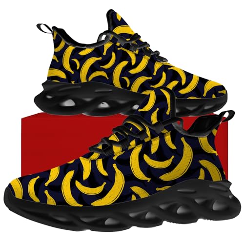 Men's Women's Banana Shoes Fruit Sneakers Running Walking Tennis Shoes Gifts for Men Women4