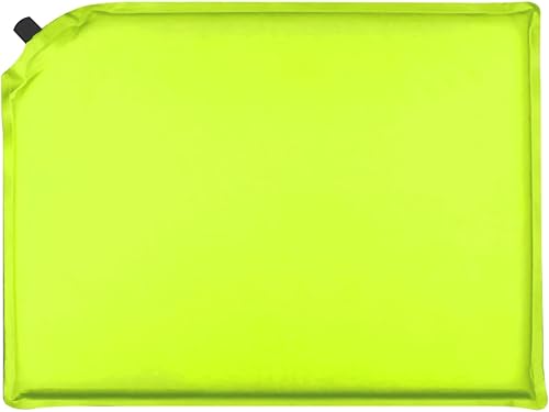 Cojín inflable portátil para asiento autoinflable, almohadilla grande, resistente al agua, para viajes, avión, estadio, oficina, deportes,