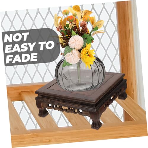 Support en bois lisse LIFKOME piédestal rectangulaire stable multi-usage
