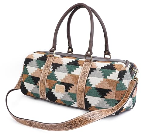 Handmade Large Leather Duffle Bag for Travel or the Gym, Overnight Sports Bag Weekender Bag Travelers Carry-on Luggage Duffel Bag for Men and Women