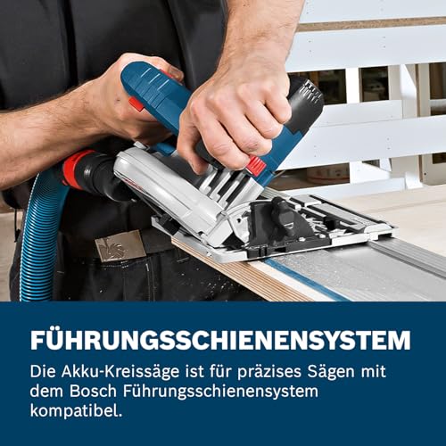 Bosch PRO 18V System Akku Kreissäge GKS 18V-57 G (Sägeblatt-Ø: 165mm, Schnitttiefe: 57 mm, inkl...