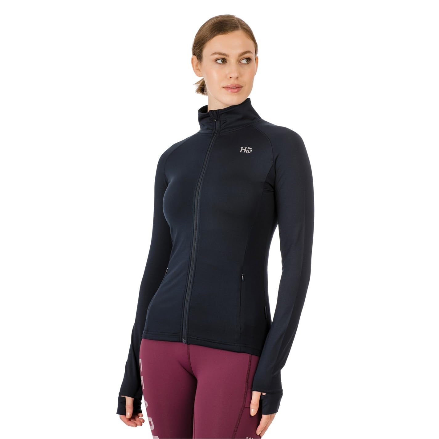 Sweat à capuche Tech Horseware pour femme veste zippée équitation