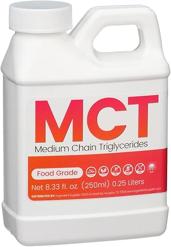 Miniatura 6 de Aceite MCT  1 galón (126.13 onzas) de grado alimenticio  Sin OMG  Halal  Vegano  Derivado de palma sostenible  para tinturas, nutrición deportiva,