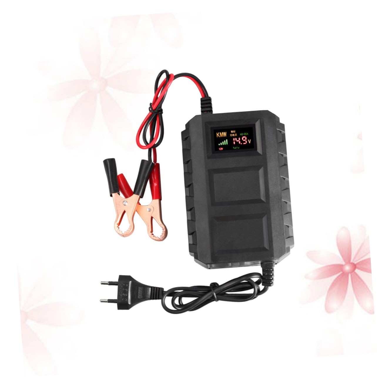 POPETPOP Chargeur Batterie pour et Camion Chargeur Acide avec Protections Multiples Sécurité Surchauffe et Court Circuit Charge Stable et Compacte