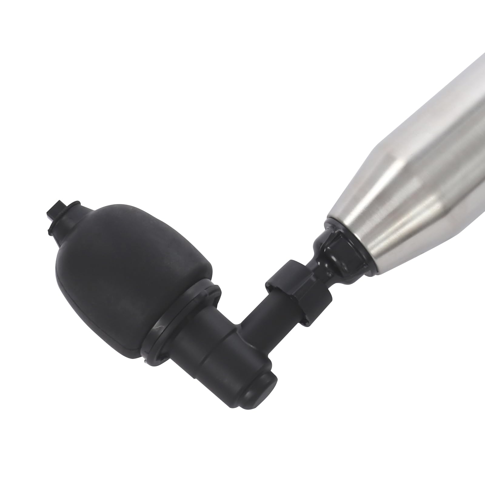 Limpiador de tuberías eléctrico, desatascador de desagües de alta presión | Presión de hasta 5 bar, ABS y acero inoxidable, manómetro, mango antideslizante, para inodoro y desagüe