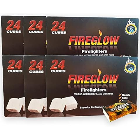 Fireglow Firelighters with Safety Matches - 24 Pack Cover
