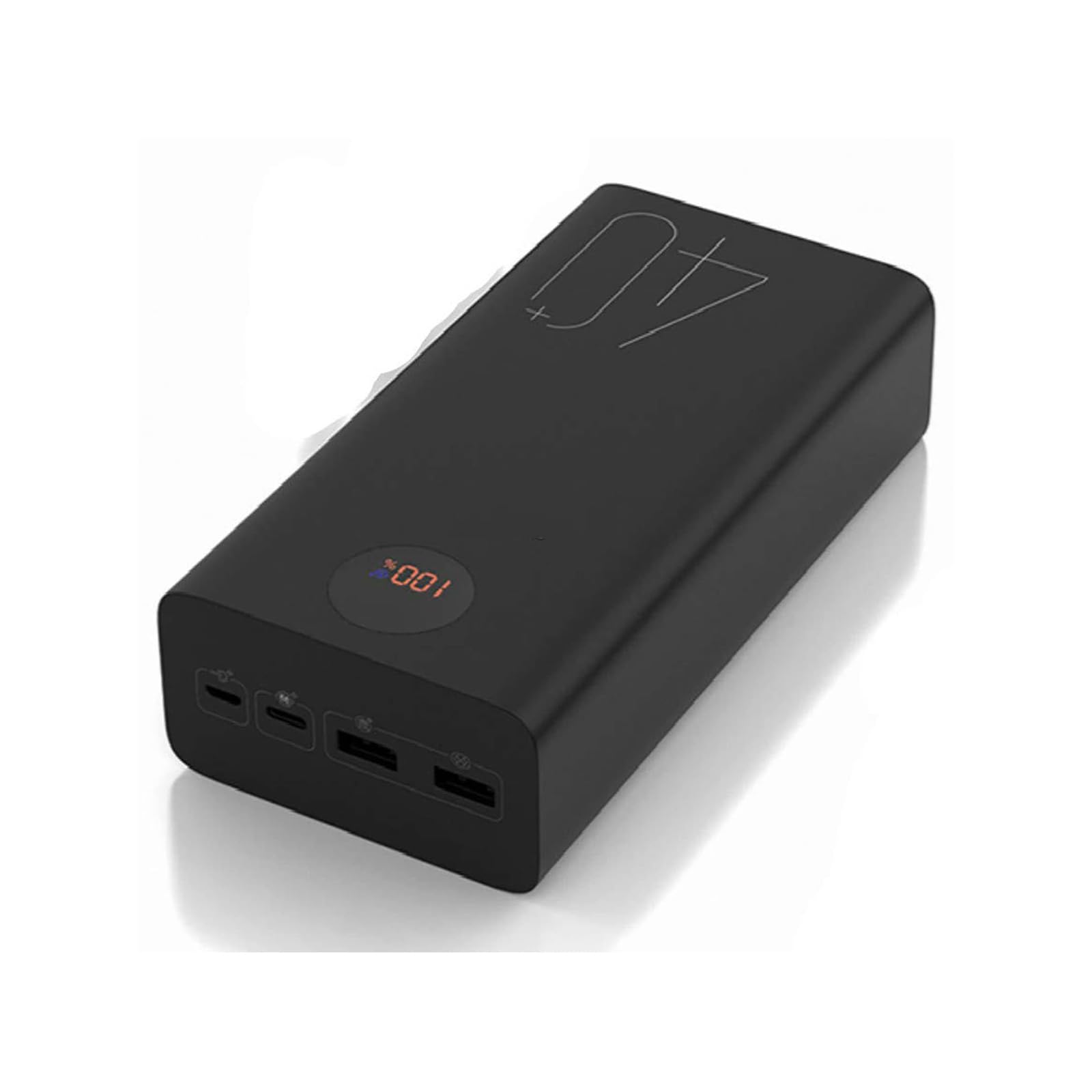 Power Bank 40000 mAh Power Bank 18 W PD QC 3.0 Caricabatterie Esterno Bidirezionale con Ricarica Rapida Type-C
