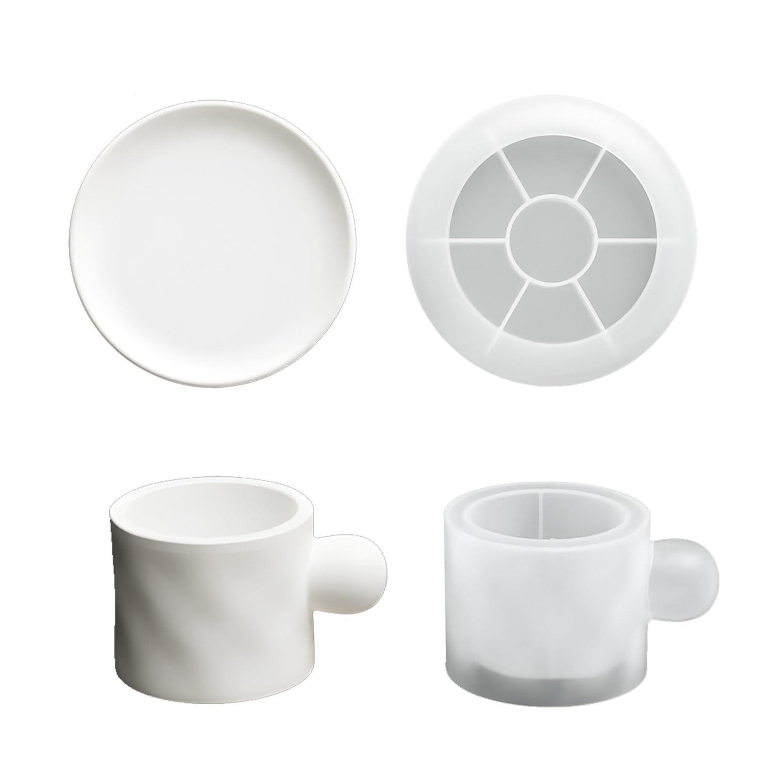 Multipurpose Silicone Teacup for Resin Castes Epoxy Vessels Craft Valentines Gifts for Craft Crafting Enthusiast