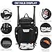 WOLT Basketball Backpack, Large Sports Bag with Separate Ball Compartment and Shoes Pocket for Basketball, Soccer, Rugby, Volleyball, Baseball