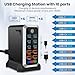 660W USB C Charging Station, 10 in 1 GaN Charger, Multi Port USB Charging Hub with 6 USB-C & 4 USB-A Ports, Fast Charger Station Compatible with Phone, Galaxy, Laptop & More
