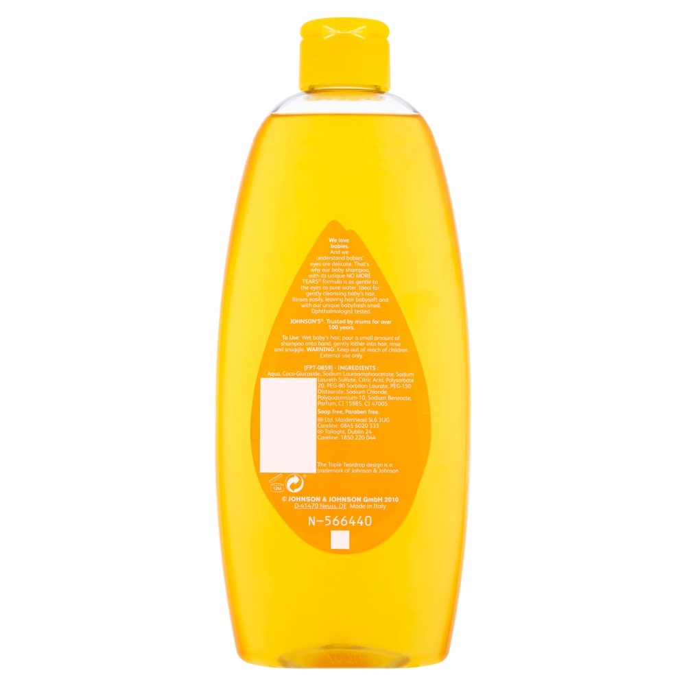 Johnson's Baby Lot de 6 shampoings dorés 500 ml