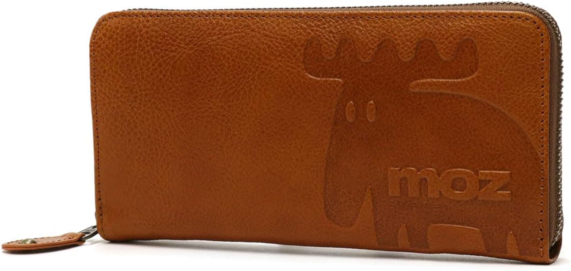 Amazon.co.jp: [moz] Elk ラウンドファスナー長財布 ZNWE-86121 Camel