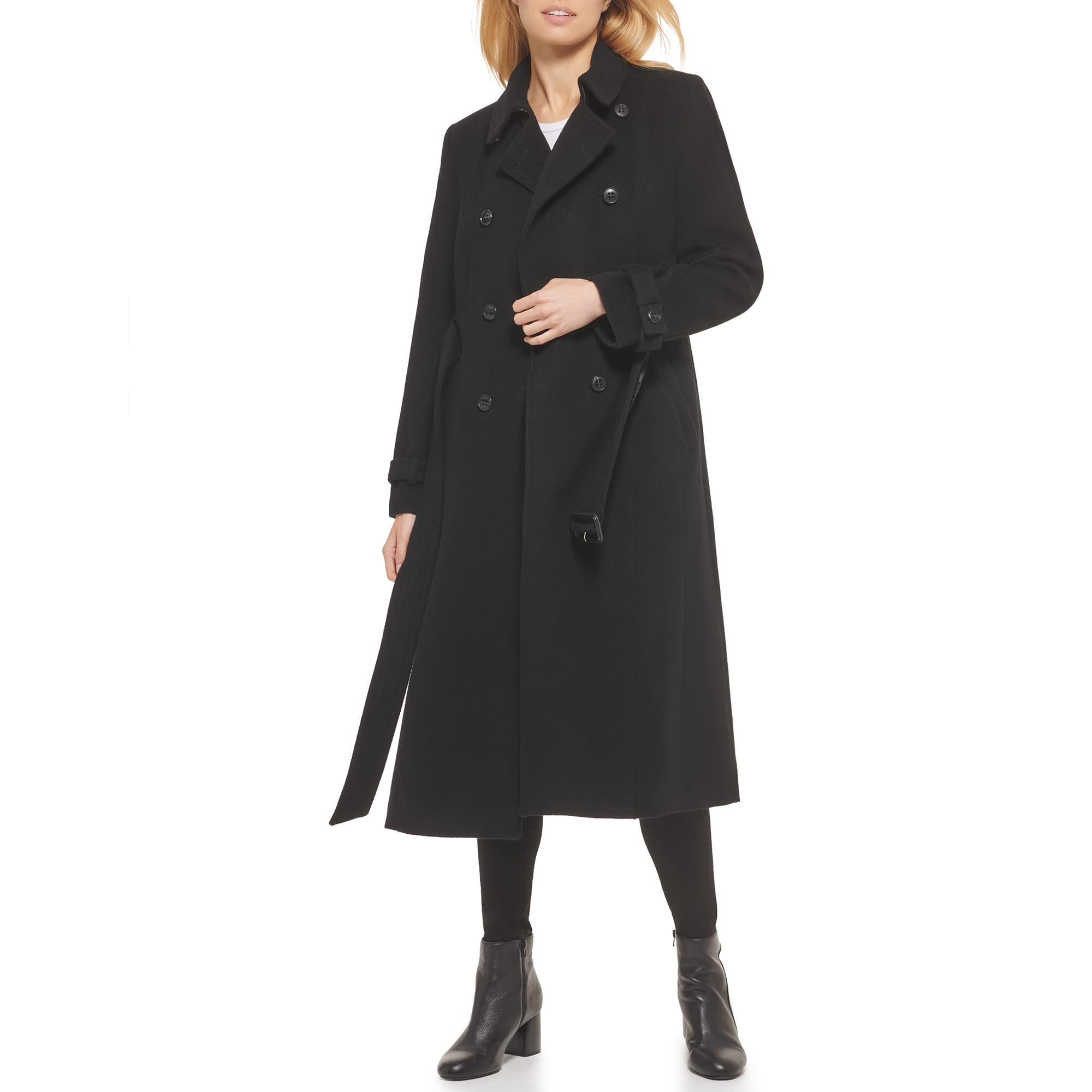 Cole Haan Damski płaszcz puchowy 352sw434-blk-4, czarny, 8, Czarny, 34