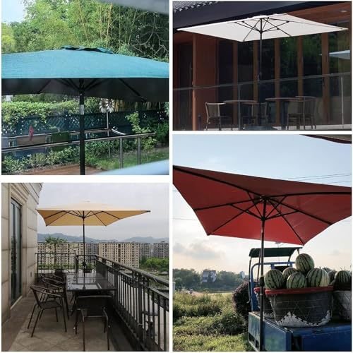 Housse pour parasol de 300 x 200 cm en tissu lavable lourd et durable