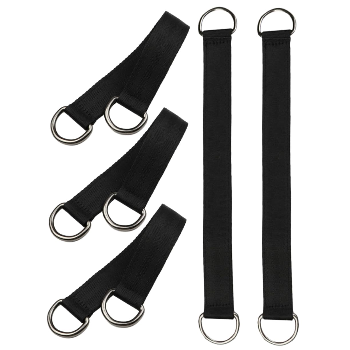 Hemobllo Cintas De Columpio De Correas Ajustables para Hamacas Accesorios De Camping Y Picnic Resistentes Alta Capacidad con Mosquetones Inoxidable para Jardín Y Al 5 Piezas X 5