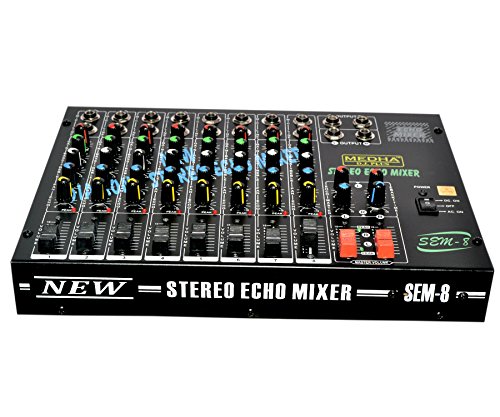 MEDHA D.J. PLUS 8 Channel Stero Echo Mixer