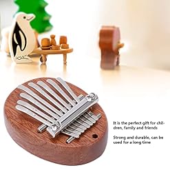Mini piano à pouce, fabrication exquise Mini Kalimba Portable Beaux sons 8 touches avec élingue pour le divertissement - Les Beatles, Paul McCartney, John Lennon, RIngo Starr, George Harrison Mini piano à pouce, fabrication exquise Mini Kalimba Portable Beaux sons 8 touches avec élingue pour le divertissement – Image 3