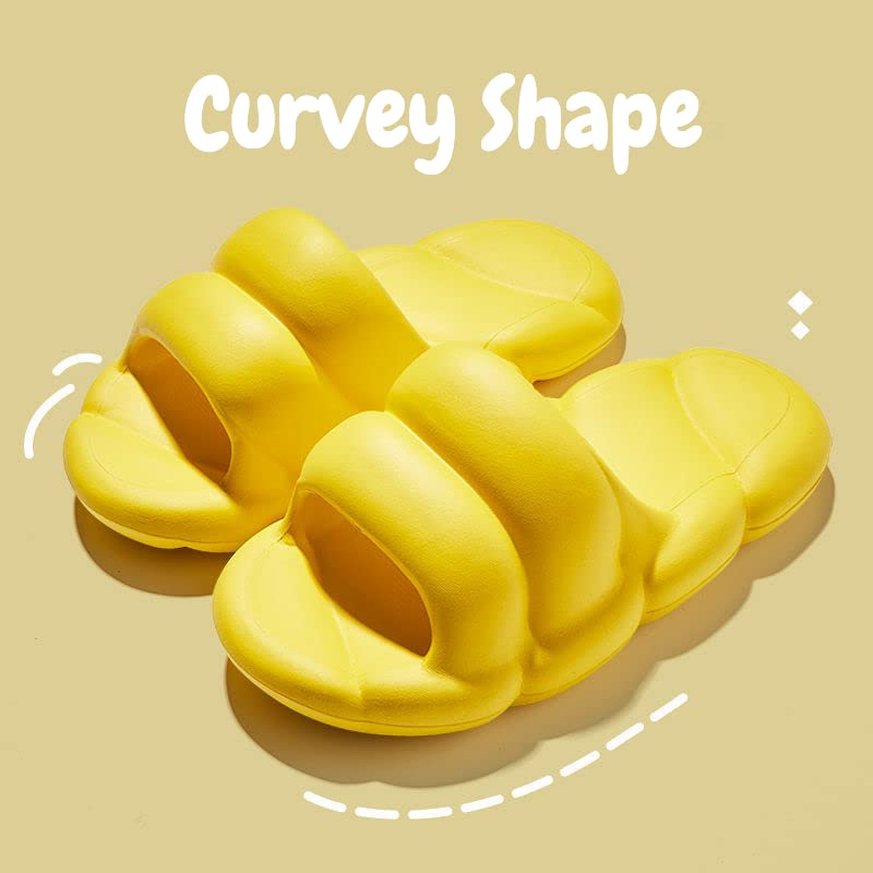 Slippers for Women and Men | Pillow Slippers Bathroom Sandals | Extremely Comfy | Cushioned Thick Sole4