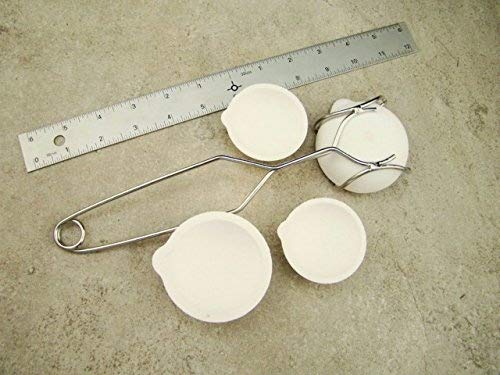 Set of 4 Crucible Dishes 2-1/4