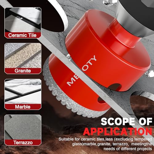 15 PCS Serrated Diamond Core Bits