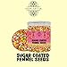 Vedik Sattva Natural Sugar Coated Fennel Seeds | Homemade Indian Taste | 8.81 OZ (250 gm) | PACK OF 1