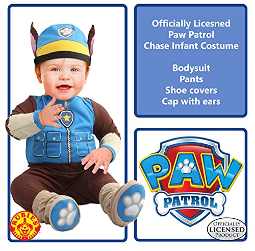 Disfraz Paw Patrol Chase para bebé 0-6 meses miniatura 2