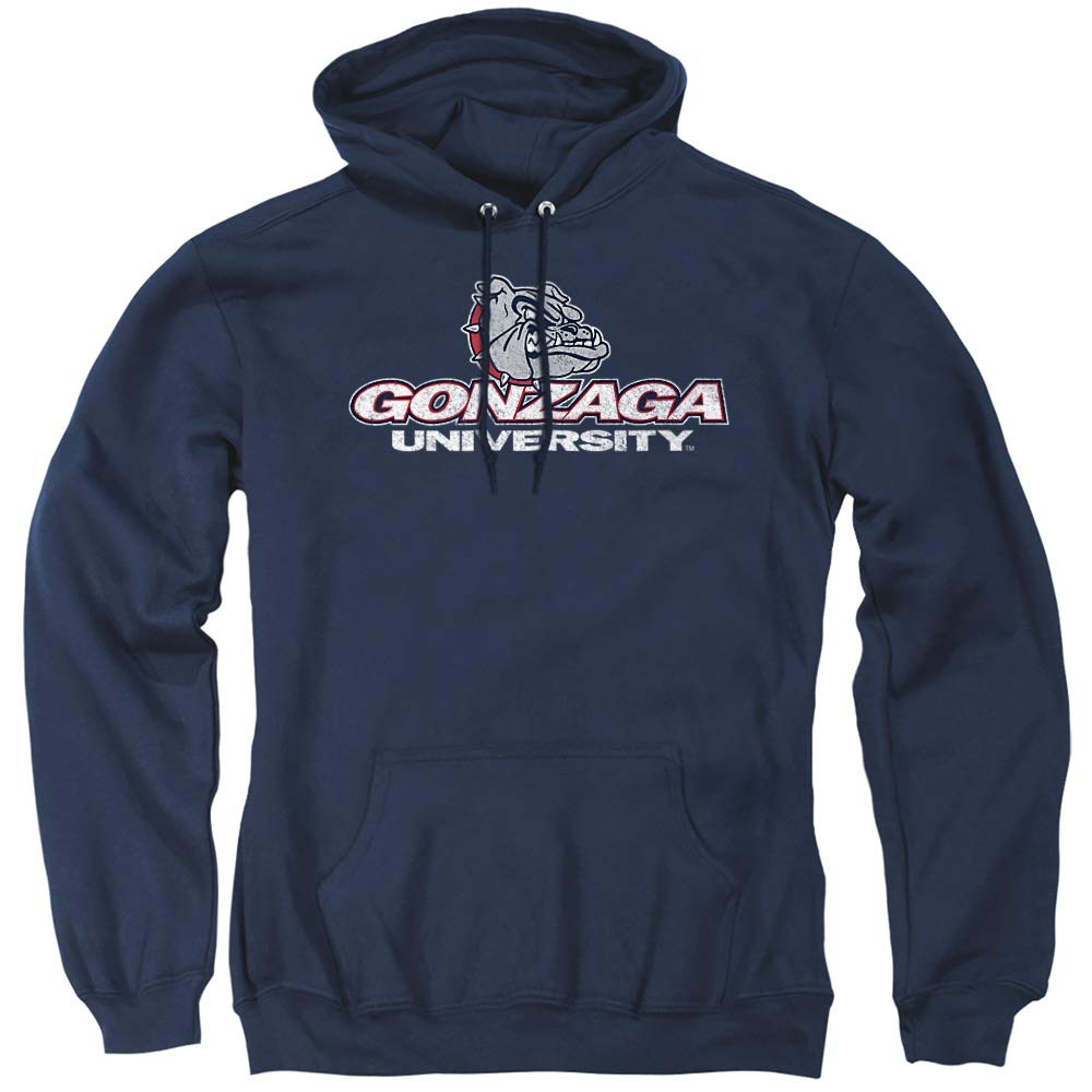 LOGOVISION Official Collegiate Distressed Primary Logo Adult Pullover Hoodie Collection — view 399