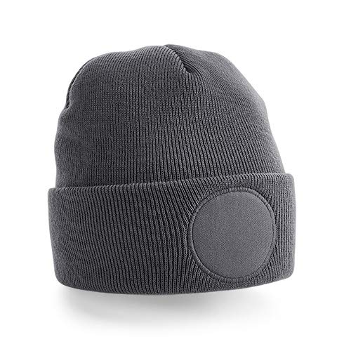 B446 Circular Patch Beanie