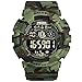 Produktbild DECTN Armbanduhr Military Digital Herrenuhren Smael Watch Digital Led Uhr 50M Wasserdicht Army Watches Sport, ArmyGreenCamo