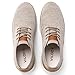 VILOCY Men's Fashion Dress Sneakers Casual Walking Shoes Business Oxfords Comfortable Breathable Lightweight Tennis Zapatos para Hombre Beige Tan,US11 EU44