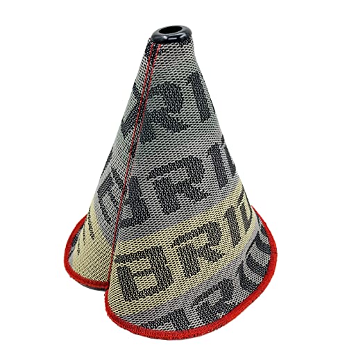 Yehicy Car Gear Shift Collars Hyper Fabric Universal Manua Shifter Knob Boot Dust Cover Racing Gear Handle Head Canvas Dust Cover #TOP11