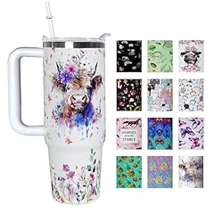 Flowering Highland Cow