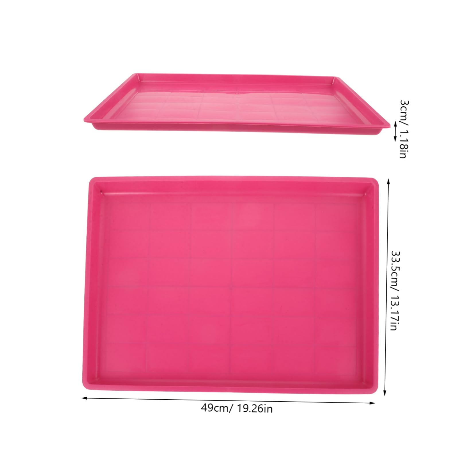 TOYANDONA Vassoio Inferiore per Gabbia in Plastica per Animali Domestici, Sostituzione Resistente e Stabile, Design Semplice e Linee Morbide, per Casa e Giardino