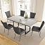 Grey Table + 6 Grey Chairs B