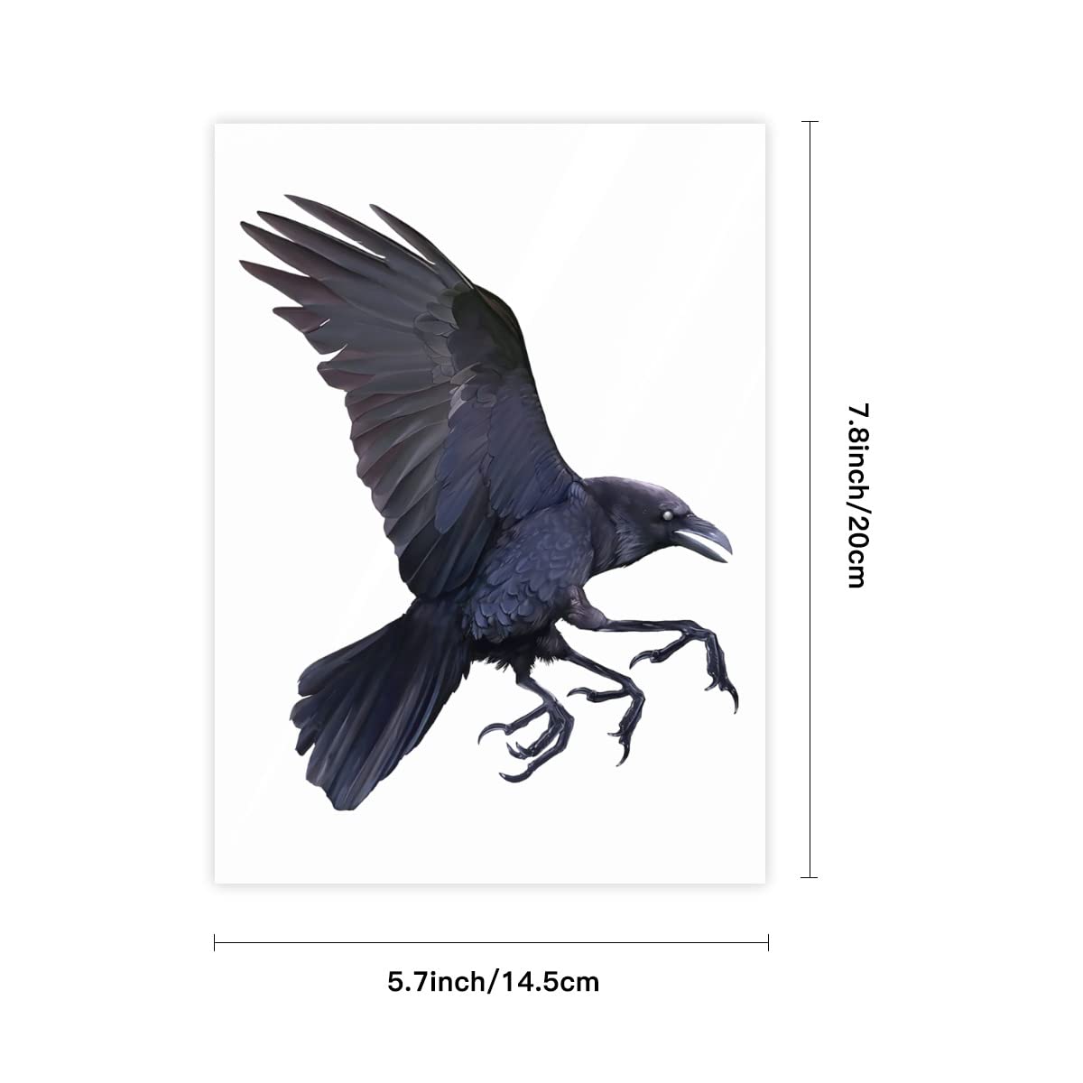 Amazon | クリスタルステッカー 八咫烏 カラス 鳥 防水シール スーツ