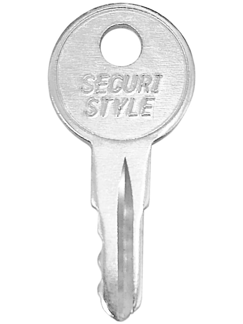 Securistyle Silver Virage Upvc Window Handle Key