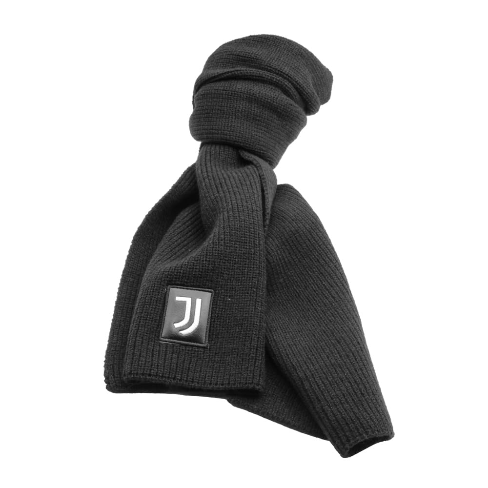 Juventus SET SCIARPA E CAPPELLO CON RICAMO IN BOX 47% PC 31% PL 22% NY 133555 NERO